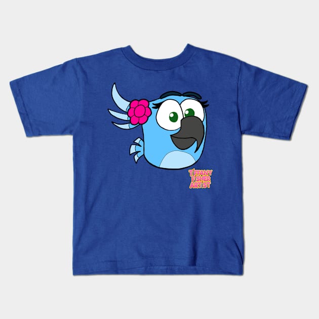 Ultimate Adventures Blue Kids T-Shirt by TiffanyFisherArtist